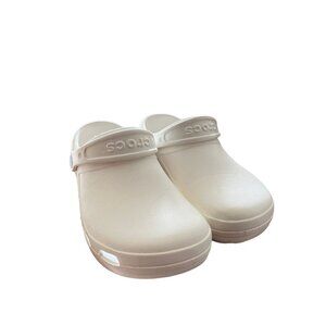 Crocs Iconic white Classic Clog Size 8 M, 10 W
